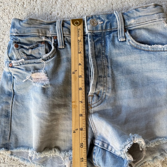 Mother The Tomcat Kick Fray Short True Confessions Denim Shorts 24 - Picture 11 of 16